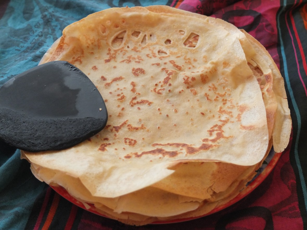 spelt crêpes