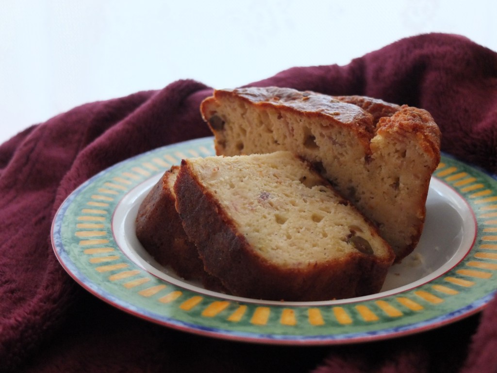 Chicken, ham and cheese cake