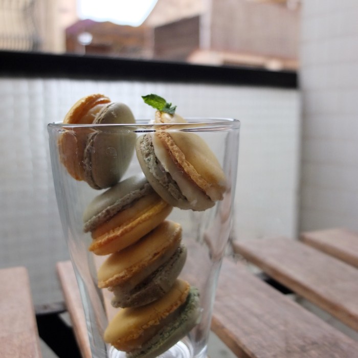 Mojito macarons