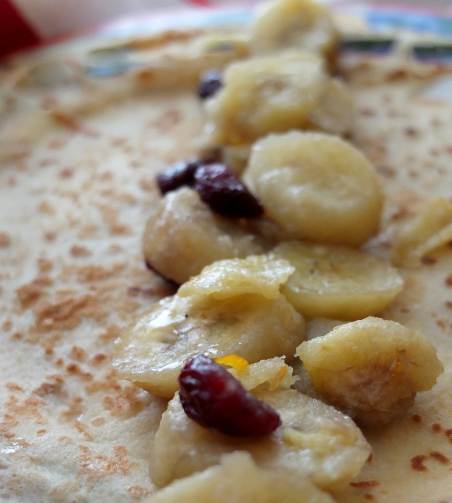 Ginger banana crêpe