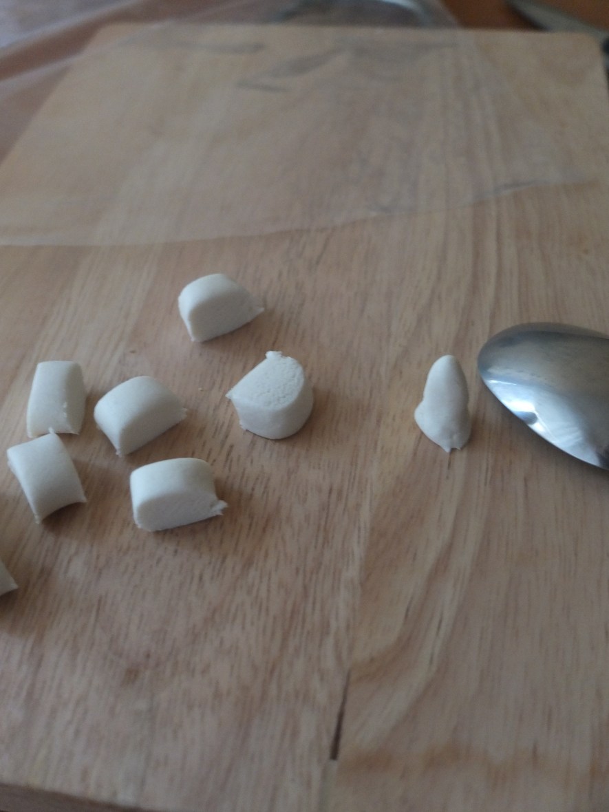 Marzipan roses and leaves