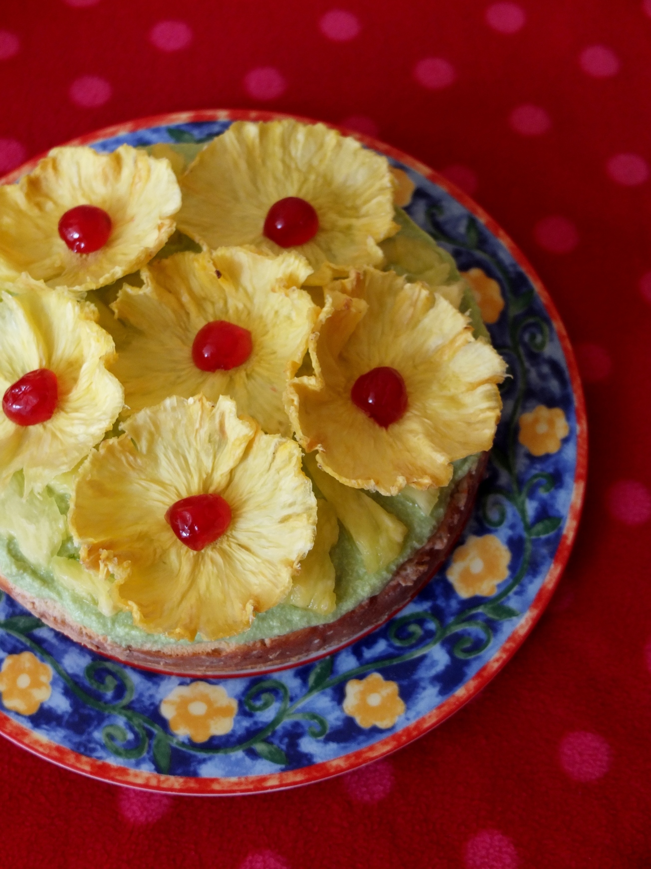 Coconut, pineapple, lime and rum tres leches cake