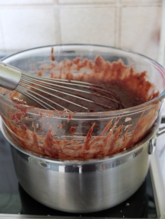 Bain marie for Lamington's chocolate icing