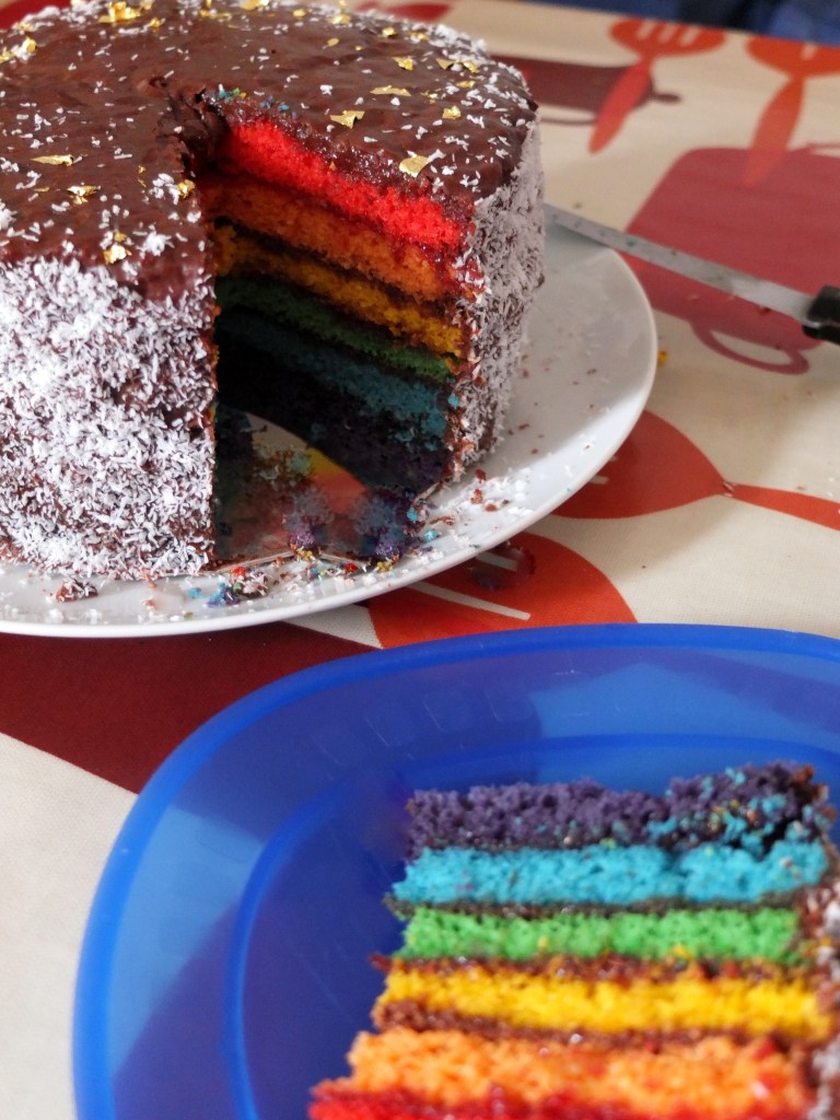Rainbow cake!