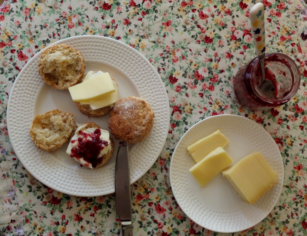 Teatime with scones!