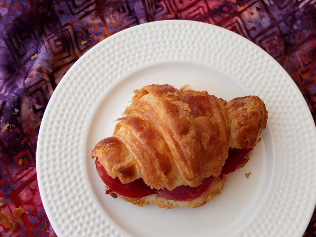 Spelt croissant sandwich!