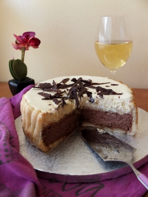 Chocolate and bergamot charlotte russe