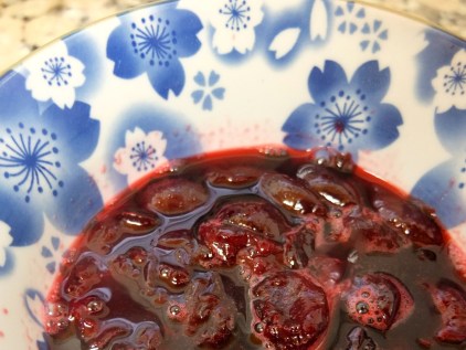 Cherry compote