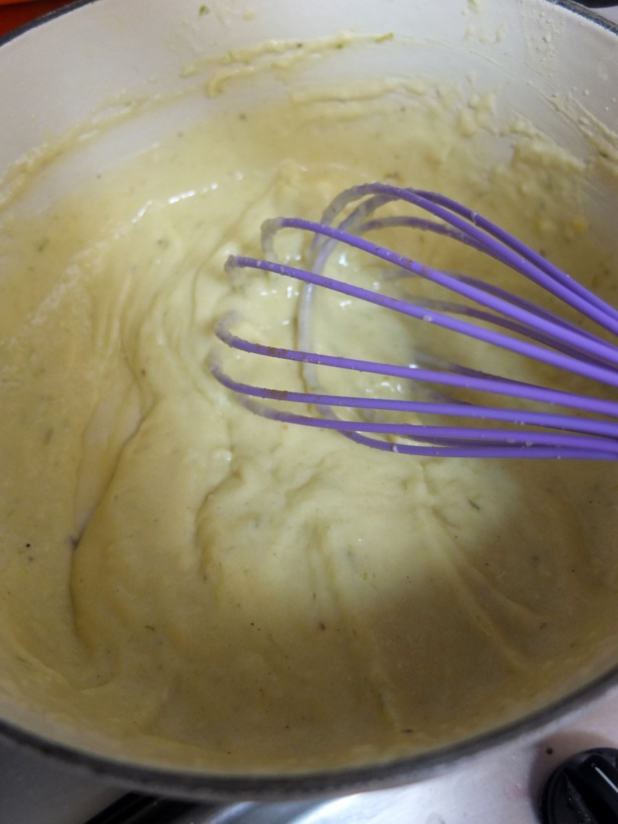 Whisk till it thickens