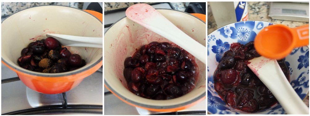 Cherry compote
