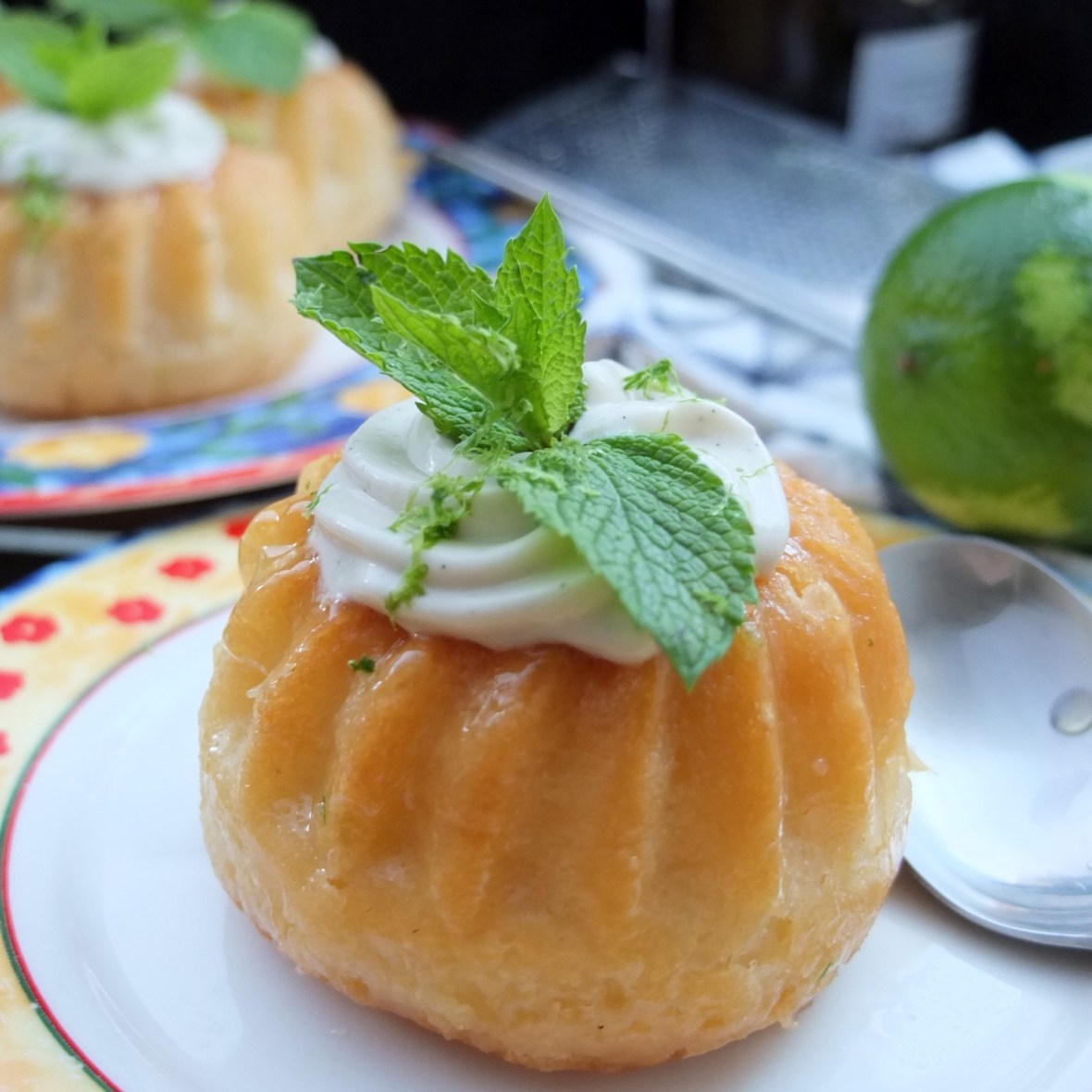 Mojito rum babas - babajitos!