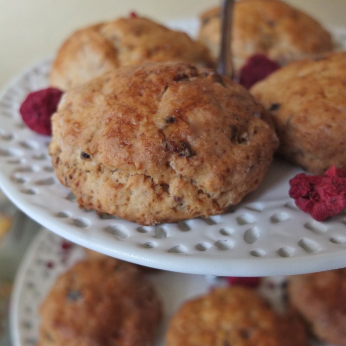 Ispahan scones