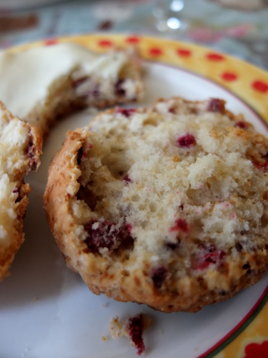 Ispahan scones