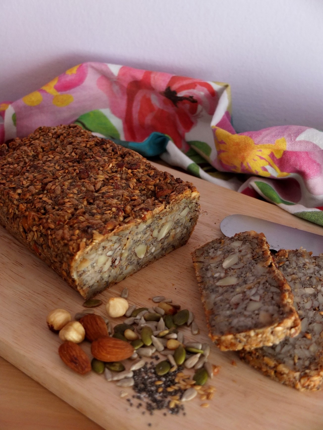 Gluten-free superfood seed and nut bread
