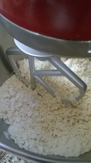 Mix flour, honey and salt