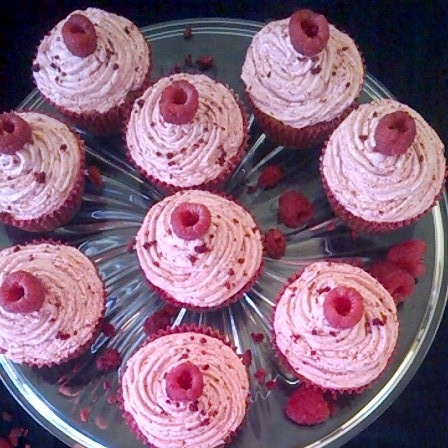 Ispahan cupcakes