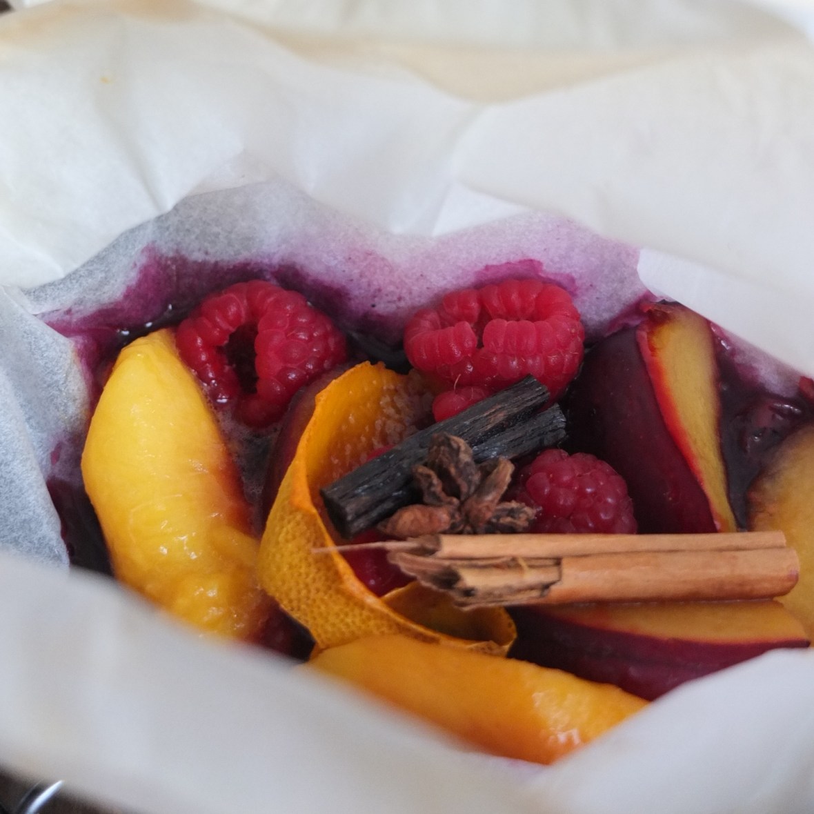 fruit en papillote