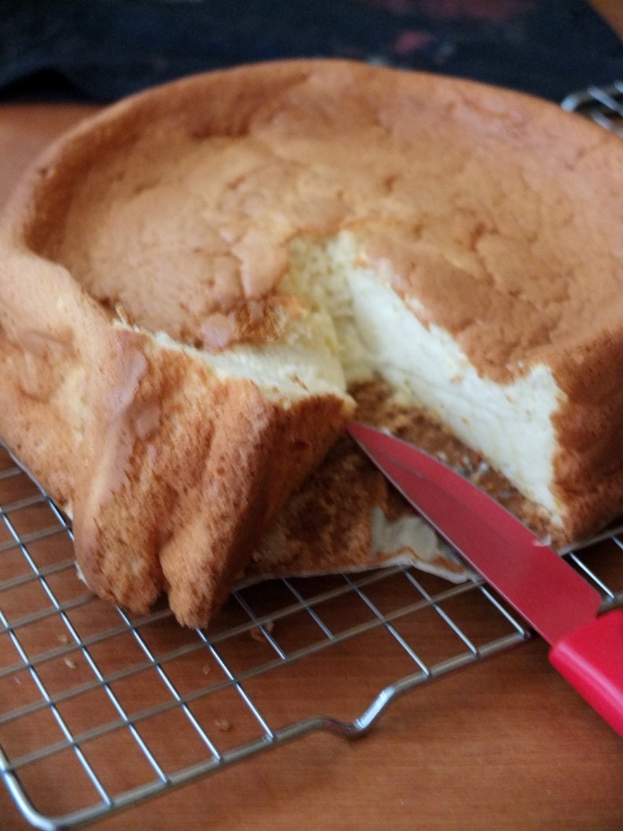 Disastrous Japanese cheesecake