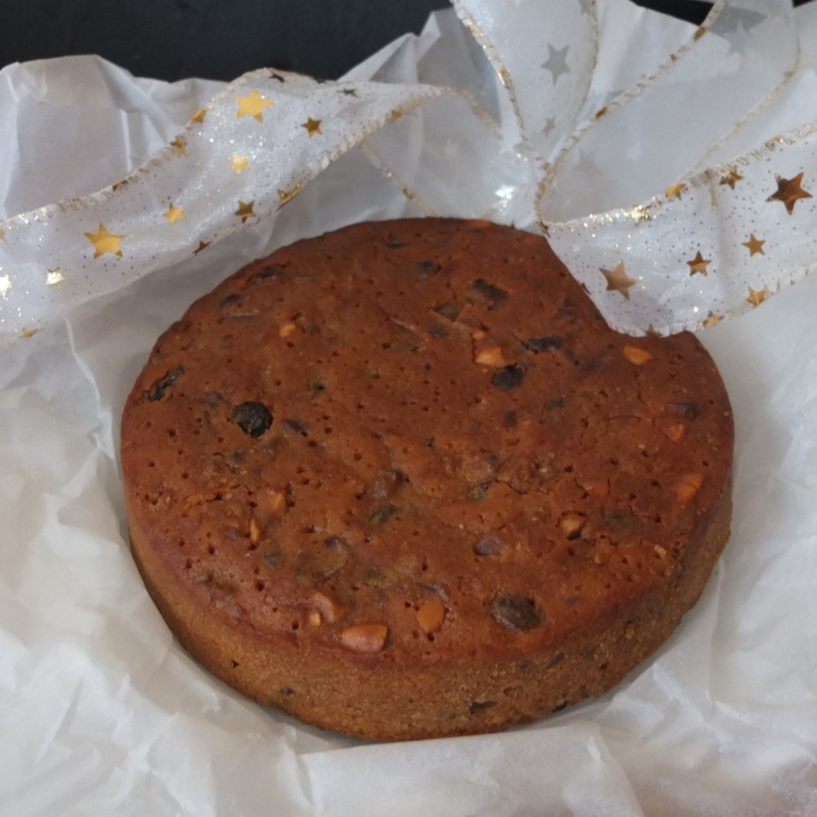 Christmas fruitcake with ginger