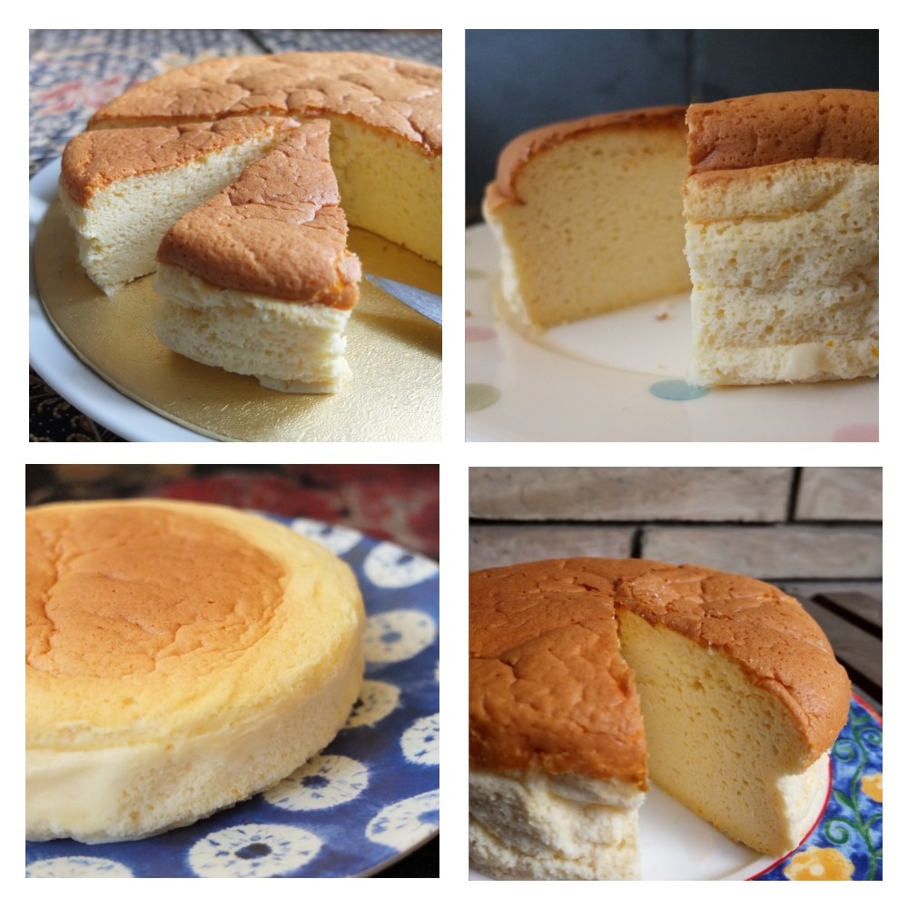 Japanese cheesecake prototypes