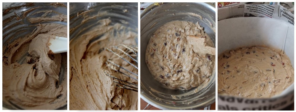 Making a christmas fruitcake