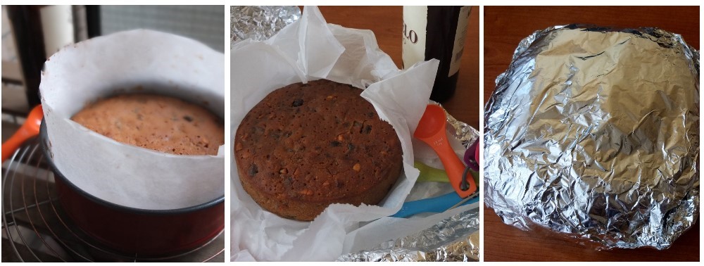 Making a christmas fruitcake3