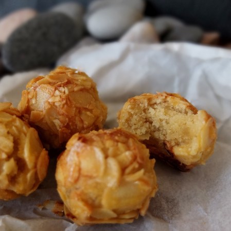 Ginger and almond panellets