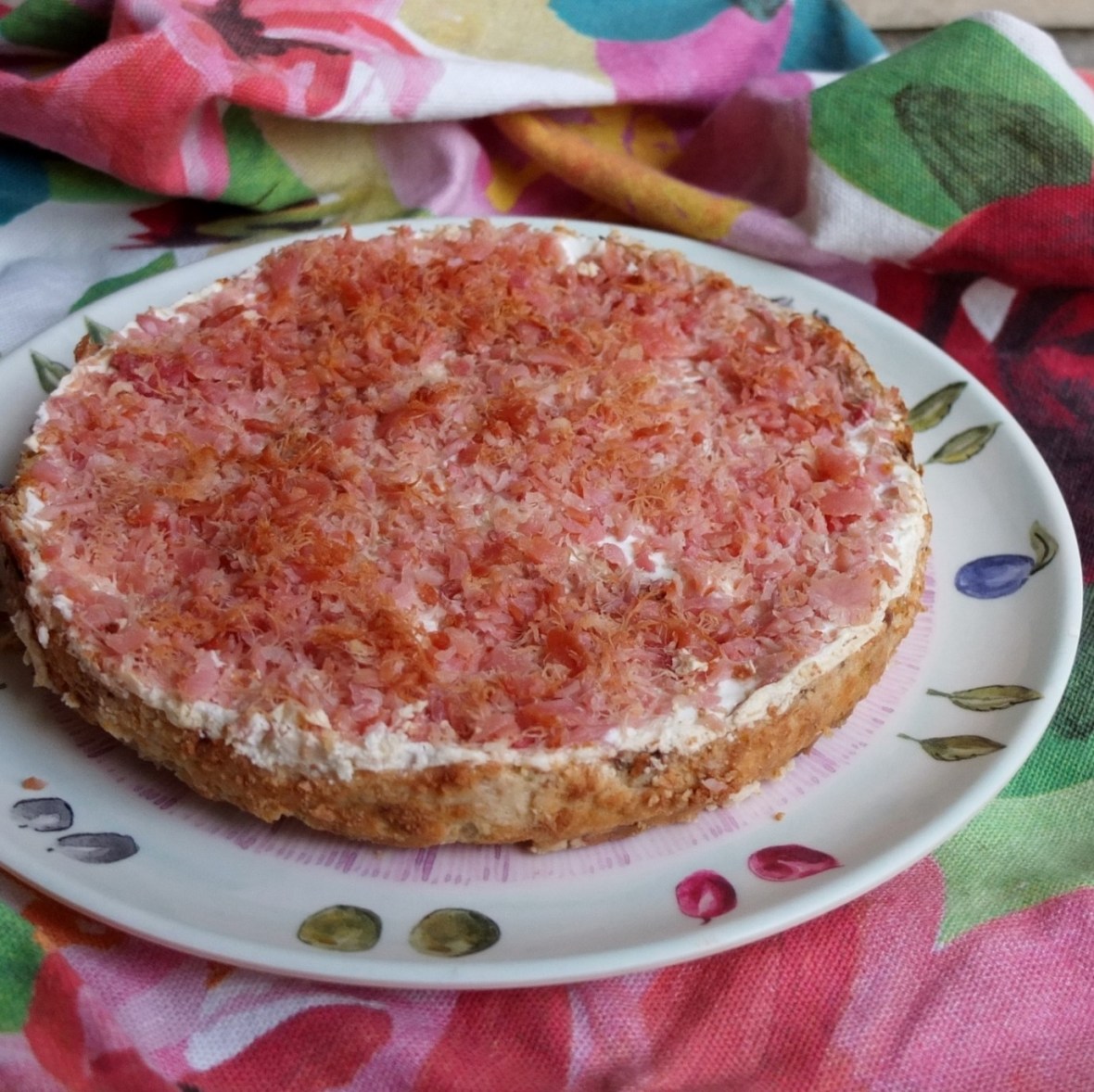 Bacon crumble cheesecake