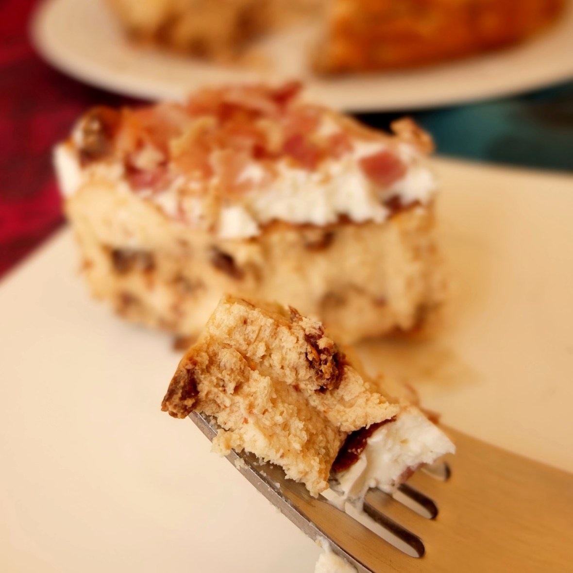 Bacon crumble cheesecake