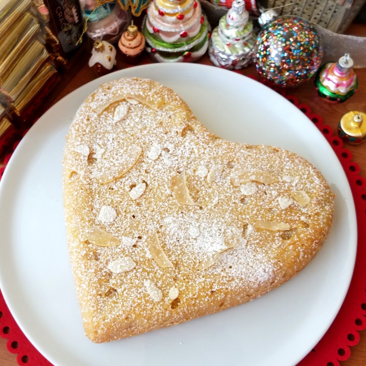 French flourless lemon almond cake