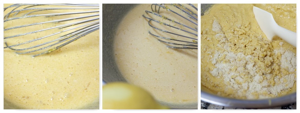 Making lemon almond cake 2