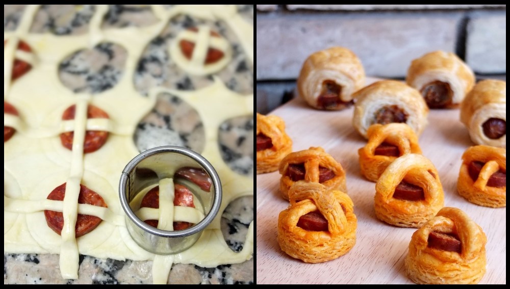 chorizo bites puffed - inverted puff pastryjpg