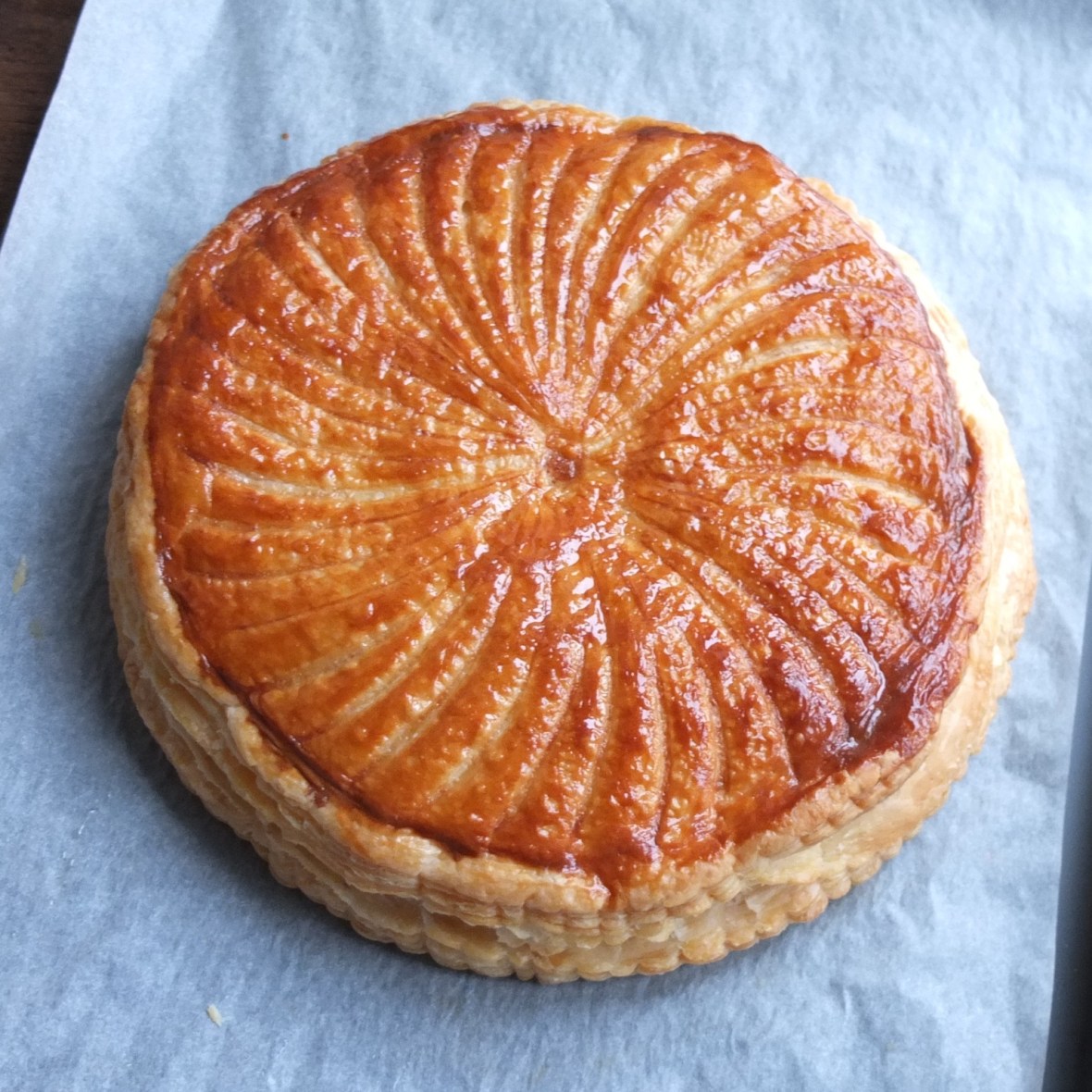 Pithiviers, galette des rois (king cake) for Epiphany