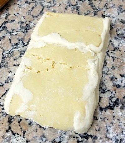 An inverted puff pastry disaster