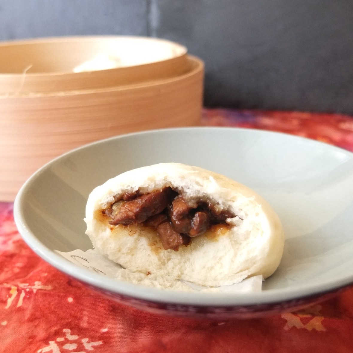 Char siu bao - steamed barbecue pork buns
