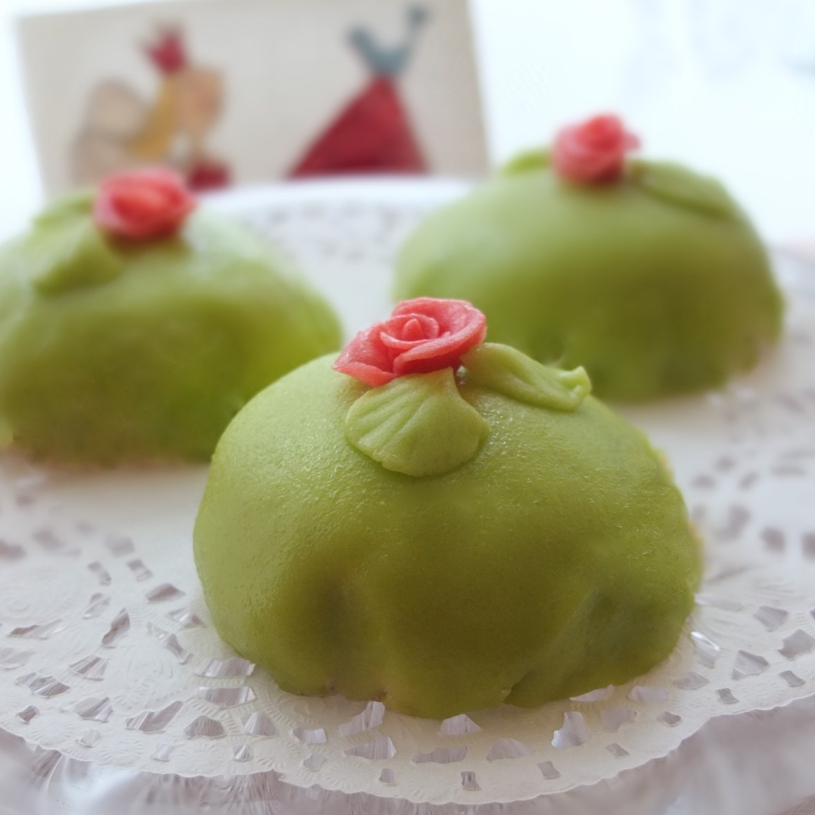 Mini swedish princess cakes - healthier