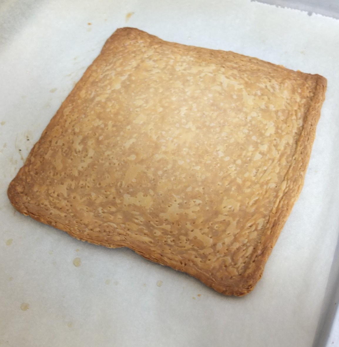 Matcha millefeuilles - baked puff pastry