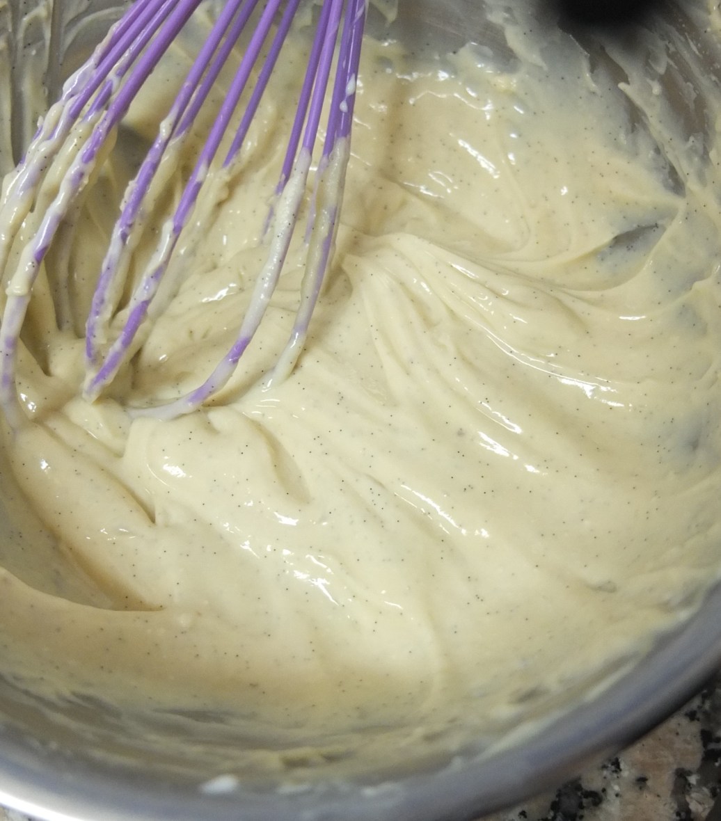 pastry cream and yoghurt - fraisier