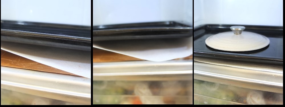 Making chocolate shapes with tempered chocolate 3 - keeping flat