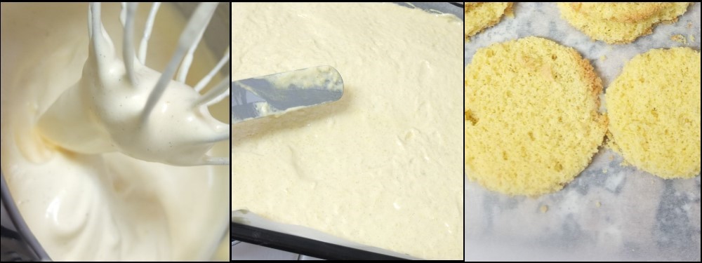 Mini swedish princess cakes - genoise sponge