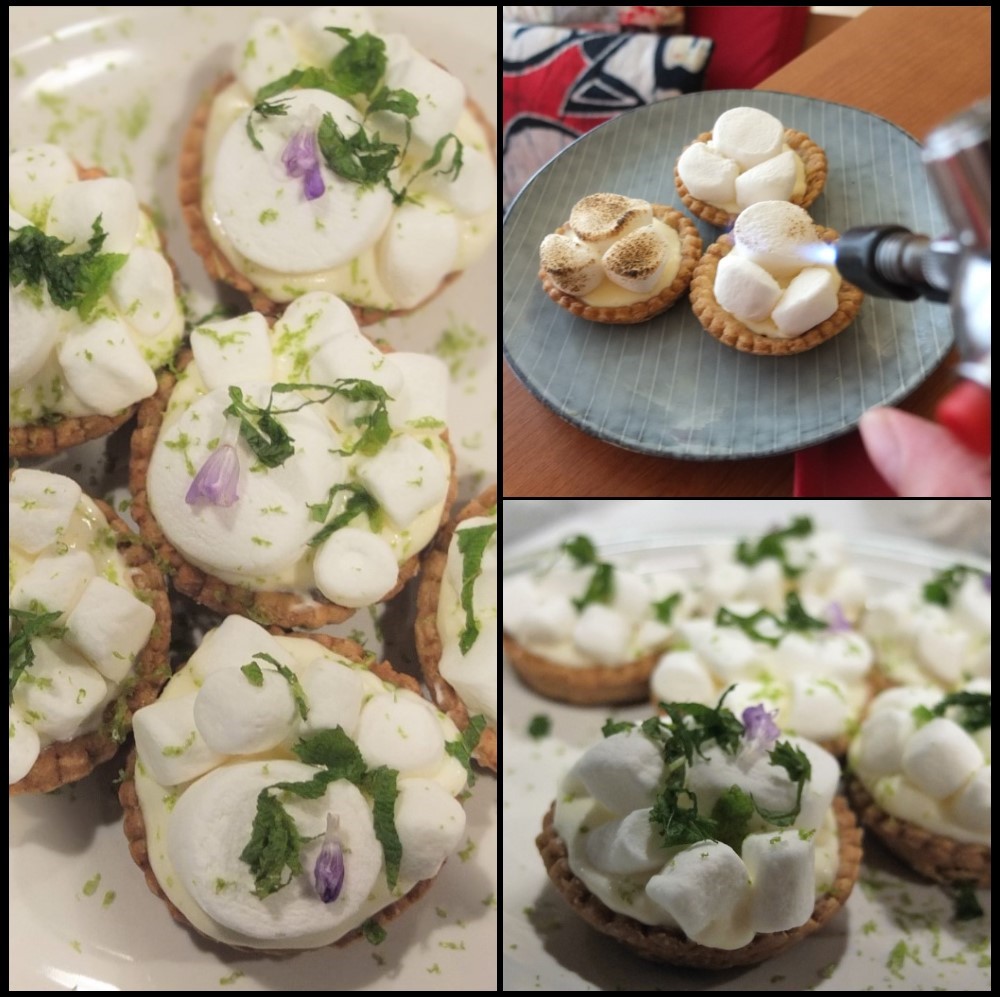 Ginger and lime tarts