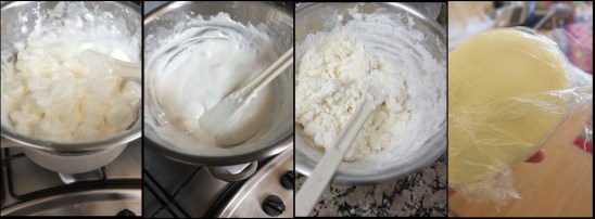 Lemon drizzle cake fondant 1