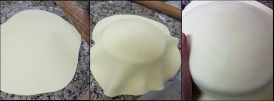 Lemon drizzle cake fondant