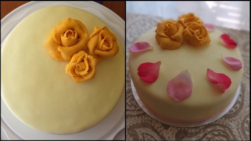 lemon drizzle cake decoration