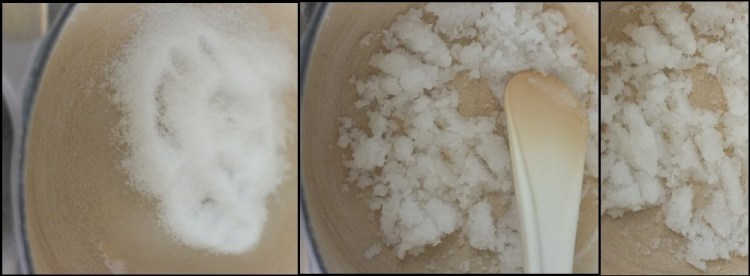 Making homemade praliné 1