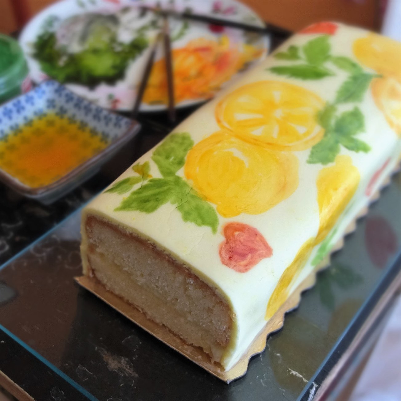 The mojito lemonicious drizzle cake