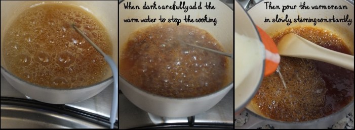 Making caramel base 2