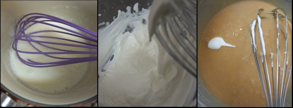 Making caramel mousse 1