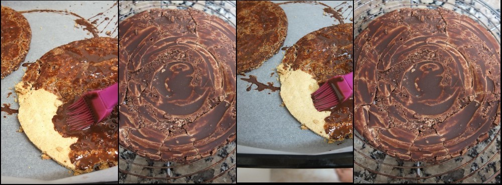 Chocolat de chablonnage 2 feuille d'automne