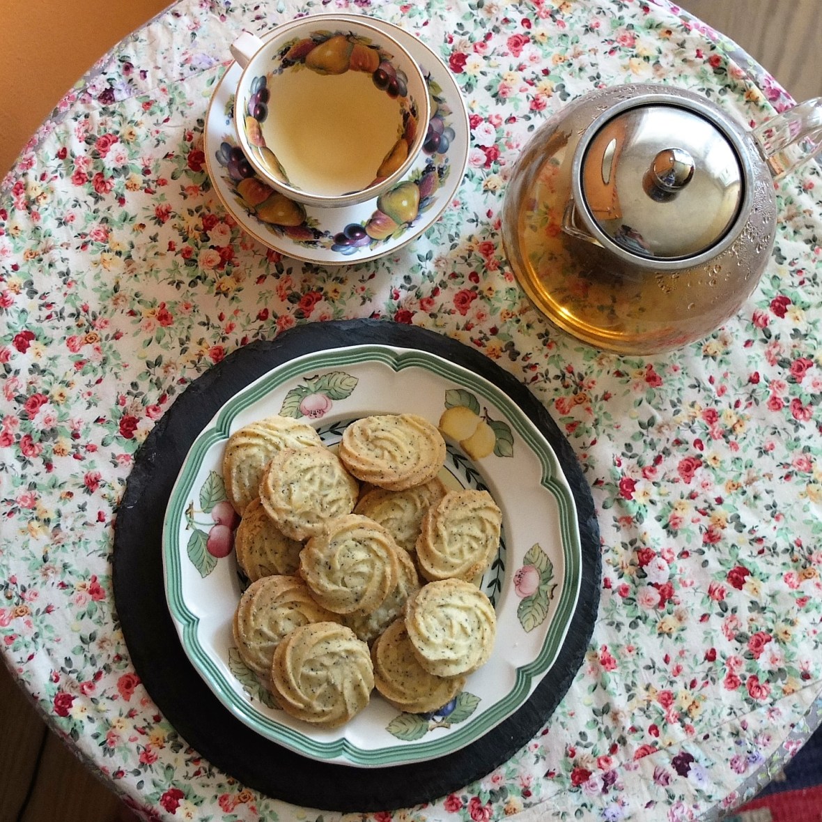 Earl Grey melting moments biscuits (cookies)